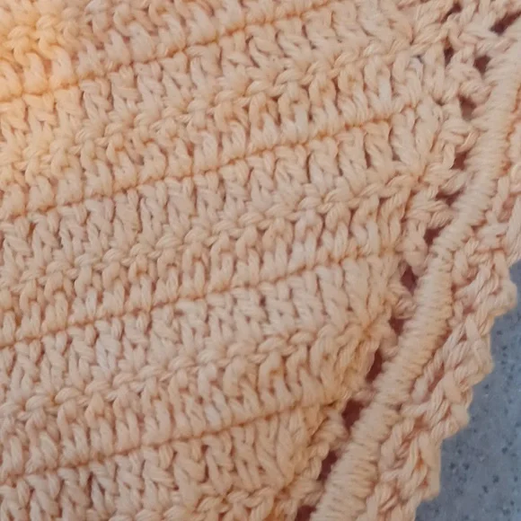 NWT She Made Me Cotton Crochet Knit Essential High-Waisted Bikini Bottoms - Picture 9 of 11